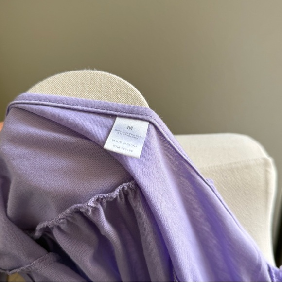 Beautiful Lavender Light Purple Strap Mini Dress Size Medium - Picture 5 of 5